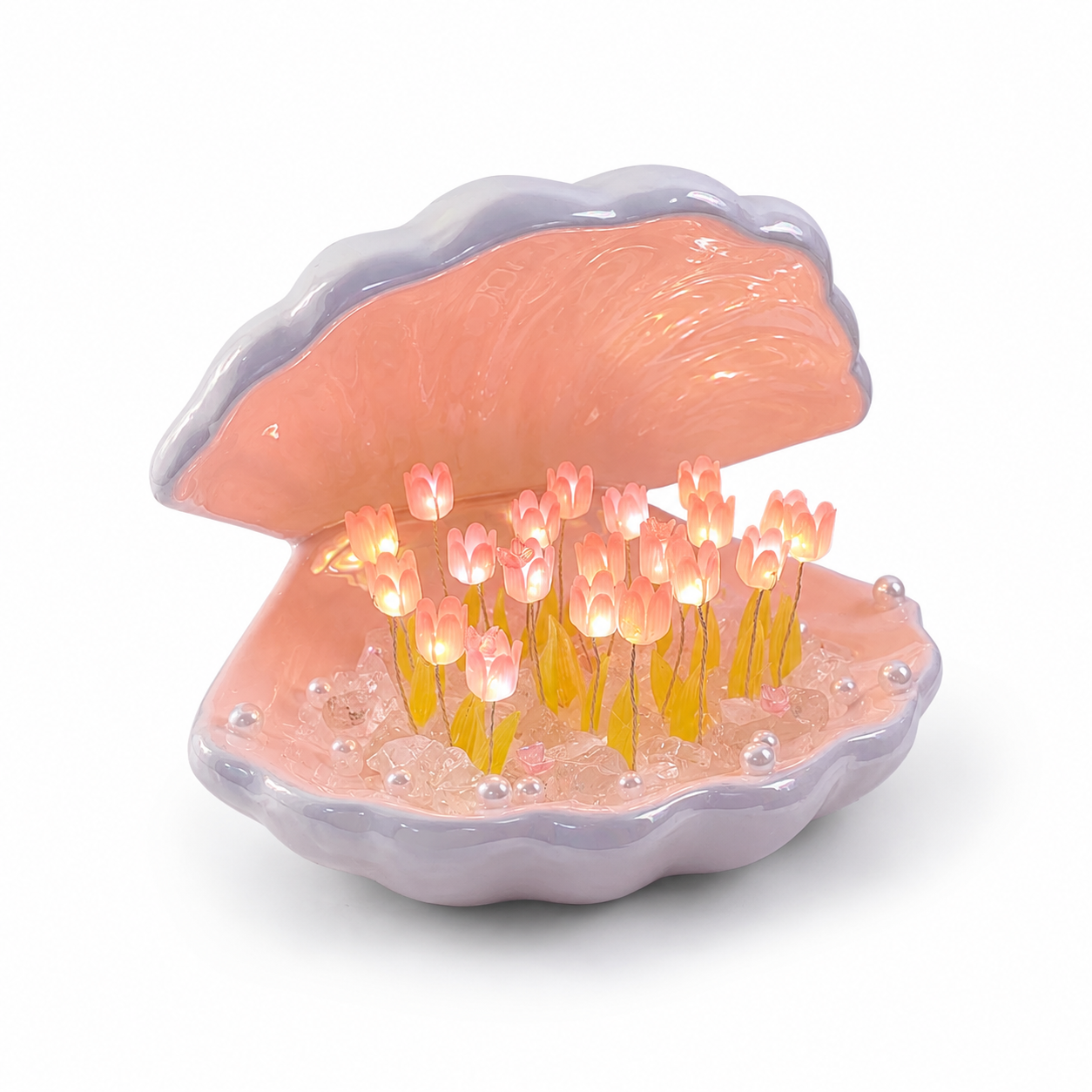 Pink Shell Tulip DIY Night Light