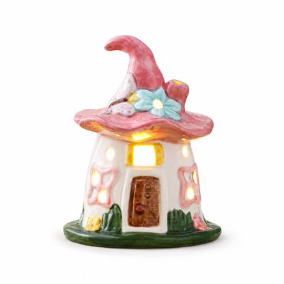 Pink Magic Hat Ceramic Night Light