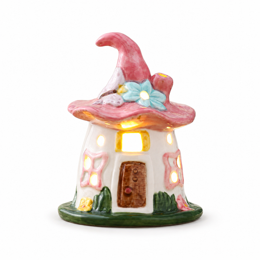 Pink Magic Hat Ceramic Night Light