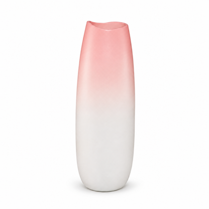 Pink Ombre Ceramic Vase